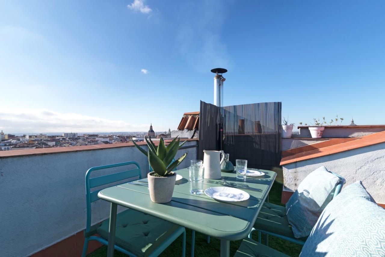 Historic Penthouse Plaza Mayor In Madrid Bagian luar foto