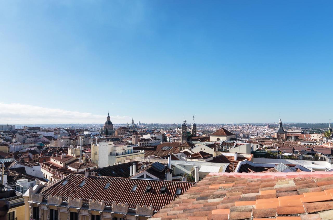Historic Penthouse Plaza Mayor In Madrid Bagian luar foto